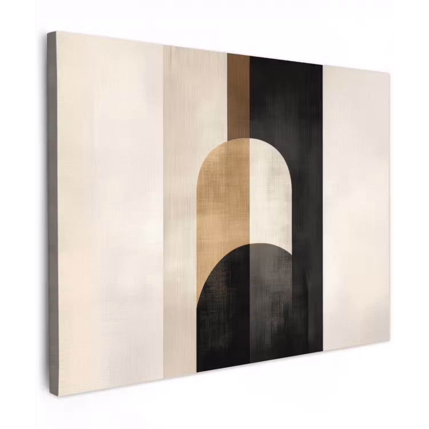 Leinwandbild - Geometrisch - Formen - Weiß