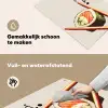 Sushi - Zalm - Rijst - Japans Inductie beschemer met haakjes klein -ky-schoon-nl