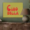 Ciao bella - Rood - Groen - Stippen PET vilt klein -sfeer2