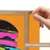 Hamburger - Kleurrijk - Speels Light Box met batterij (Wandlamp) middel -USP_websiteprintNL