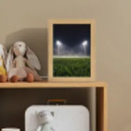 Stadion - Lichtmast - Sport - Nacht Light Box met kabel (Kinderlampje) klein -sfeer2_kind