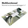 Natuur - Abstract - Groen - Penseelstreken Muismat XXL klein -sfeer4