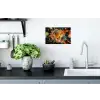 Explosie - Verfstructuur - Goud - Abstract Muursticker klein -keuken