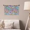 Stenen - Regenboog - Metallic Wandkleed katoen klein 269 -sfeer4