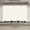 Beige - Geometrie - Patronen - Abstract keuken achterwand spatscherm klein 900 -3d_website