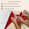 Deurkrans - Strik - Kerst - Rood - Groen keuken achterwand spatscherm klein -spatscherm_NL