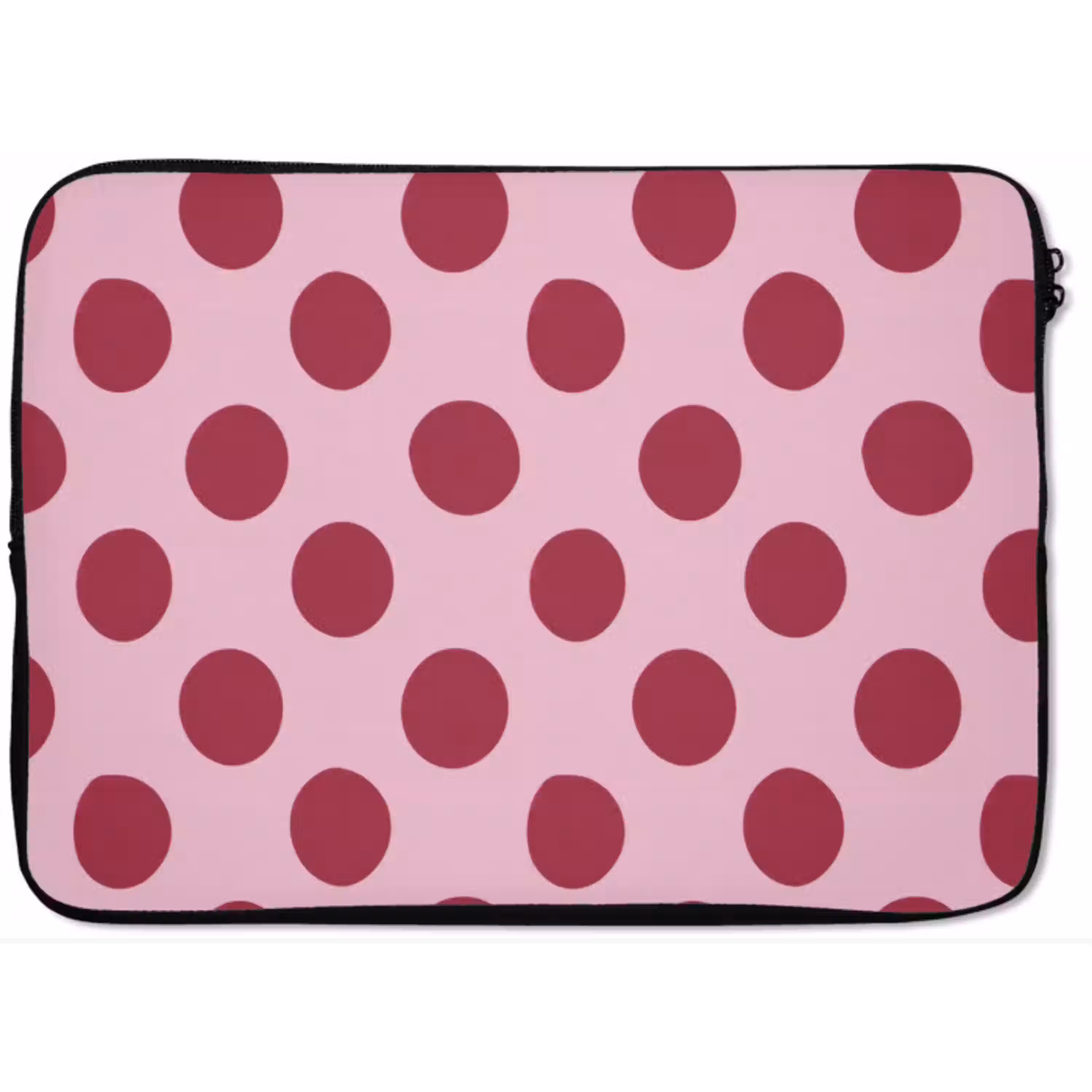 Stippen - Patroon - Bordeaux laptophoes neopreen klein 279 -zkaufland3dotto