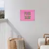 Tekst - Bold - Roze tuinposter los doek klein -sfeer8