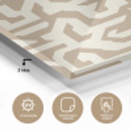 Modern - Abstract - Beige plexiglas 5mm klein 11 -wsfeer2_DE
