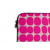 Stippen - Patroon - Roze laptophoes neopreen klein 279 -detail