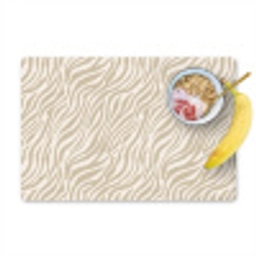 Zebra - Patroon - Beige Placemat vinyl groot 368 -zzzproduct_Kitchenyeah-website