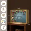 Merry Christmas - Blauw - Kerst - Winter Light Box met batterij (Wandlamp) middel -USP_websiteoverzichtNL