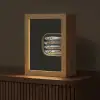 Sardines - Blik - Zwart - Vissen Light Box met kabel (Tafellamp) klein -z3d_website