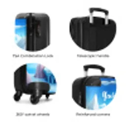 Pietertje pinguïn NBS - Handbagage koffer - Kinderen Unisex middel zzzzzzzbolletjes_ENG