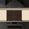 Metaal - Roest - Donker - Bruin keuken achterwand spatscherm klein 900 -sfeer1