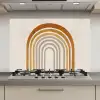 Minimalistisch - Boog - Lijnen - Beige keuken achterwand spatscherm klein -3d_website