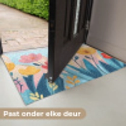 Illustratie - Bloemen - Kleurrijk Deurmat klein -USP_NL