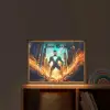 Superhelden - Kinderen - Jongens Light Box met batterij (Wandlamp kind) middel -sfeer1_kind