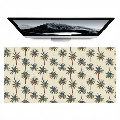Palmbomen - Tropisch - Groen Muismat XXL klein 681 -zzz3d