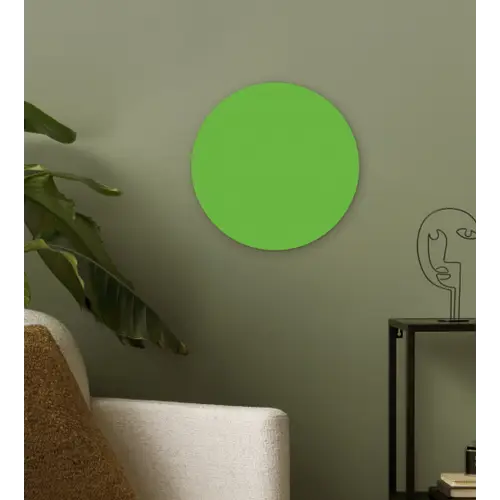 Groen - Kleuren - Natuur Wandcirkel kunststof plaat 5mm dik klein 188 -sfeer3