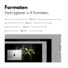Chilipepers - Basilicum - Blaadjes - Rood Muismat XXL klein -sfeer5