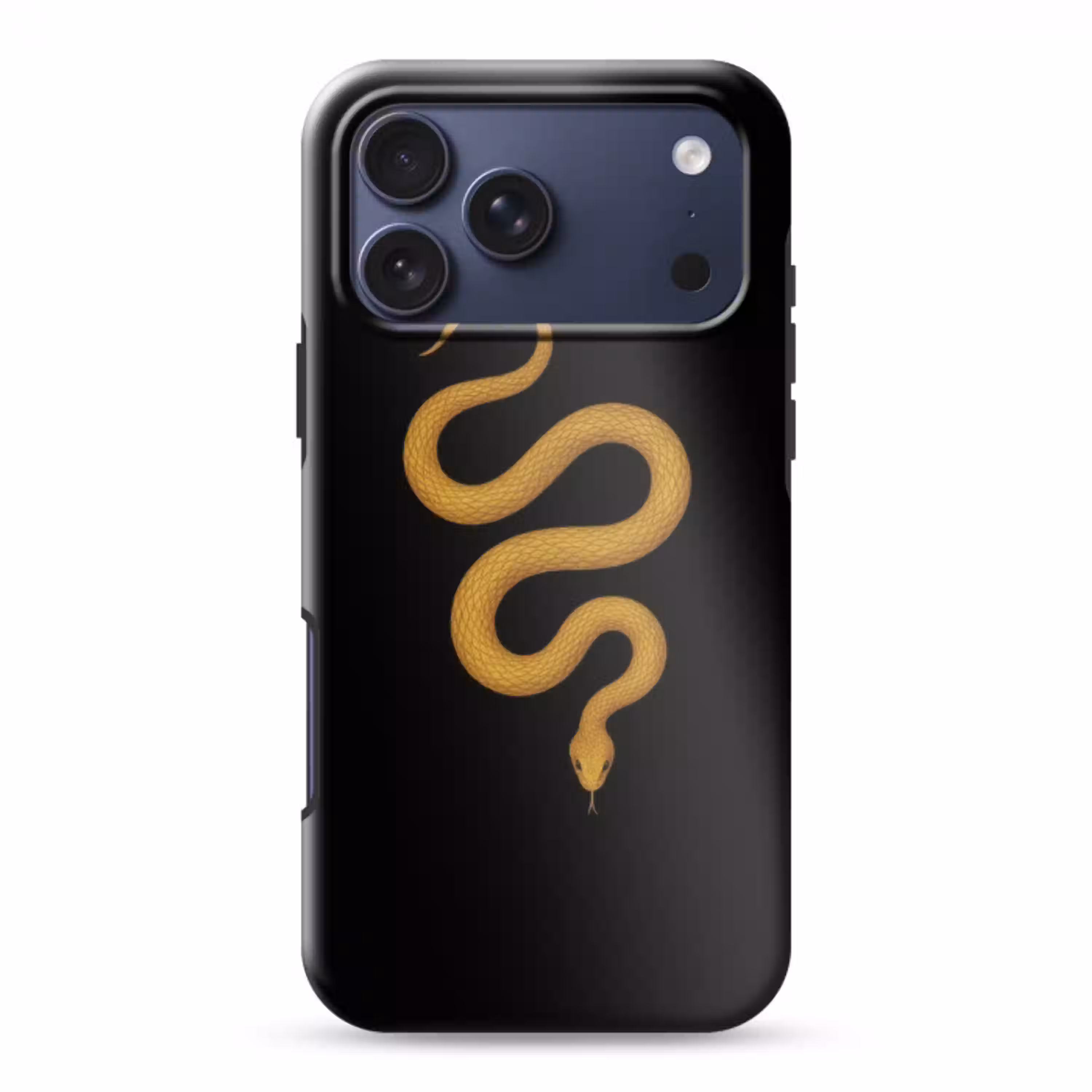 Slang - Minimalistisch - Goud Toughcase MagSafe Apple iPhone 17 Pro Max klein -3d