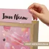 Planeten - Roze - Sterren Light Box met kabel (Kinderlampje) klein -USP_websiteprintNL