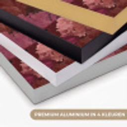 Koraal - Textuur - Kleurrijk Textielframe zwart klein 947 -USP_kleurenNL