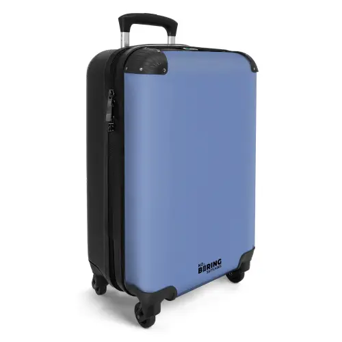 Blauw-paarse tint NBS - Handbagage koffer - Kinderen Unisex middel -productfoto_3d