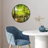 Bos - Landschap - Water - Bomen - Zon - Groen - Natuur Fotolijst rond zonder passe partout klein -sfeer2