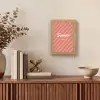 Simmer - Hartjes - Strepen - Roze Light Box met kabel (Wandlamp) klein -sfeer2
