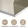 Matcha - Glas - Groen - Minimalistisch PET vilt klein -closeup_NL