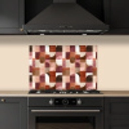 Geometrie - Modern - Retro keuken achterwand spatscherm klein 900 -sfeer1
