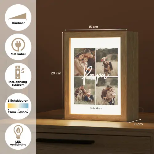 upload-69ddf9ede2b33-papa-collage Light Box met kabel (Tafellamp) klein -USP_NL