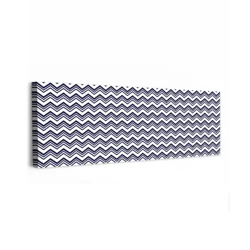 Oceaan - Golven - Blauw - Wit canvas 2cm klein 828 -z3d
