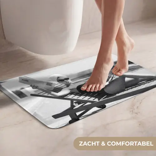 Glamour - Modern - Zwart - Wit WCmat klein -USP_ZachtNL
