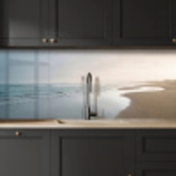 Kustlijn - Strand - Oceaan keuken achterwand 2 middel -sfeer1