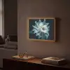Zeewezen - Wit - Golven - Water Light Box met batterij (Wandlamp) middel -sfeer1