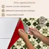 Patroon - Tegel - Groen keuken achterwand spatscherm klein 900 -spatscherm_NL