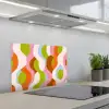 Abstract - Vormen - Roze keuken achterwand spatscherm klein -3d_schuin