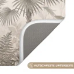 Jungle - Banenboom - Kolibrie - Beige Badmat klein -USP_AntislipDE