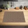 Stippen - Bruin - Beige - Patroon Inductie beschermer vinyl 3mm klein 276 -sfeer5