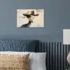 Vrouw - Hoed - Verf poster papier klein -sfeer2