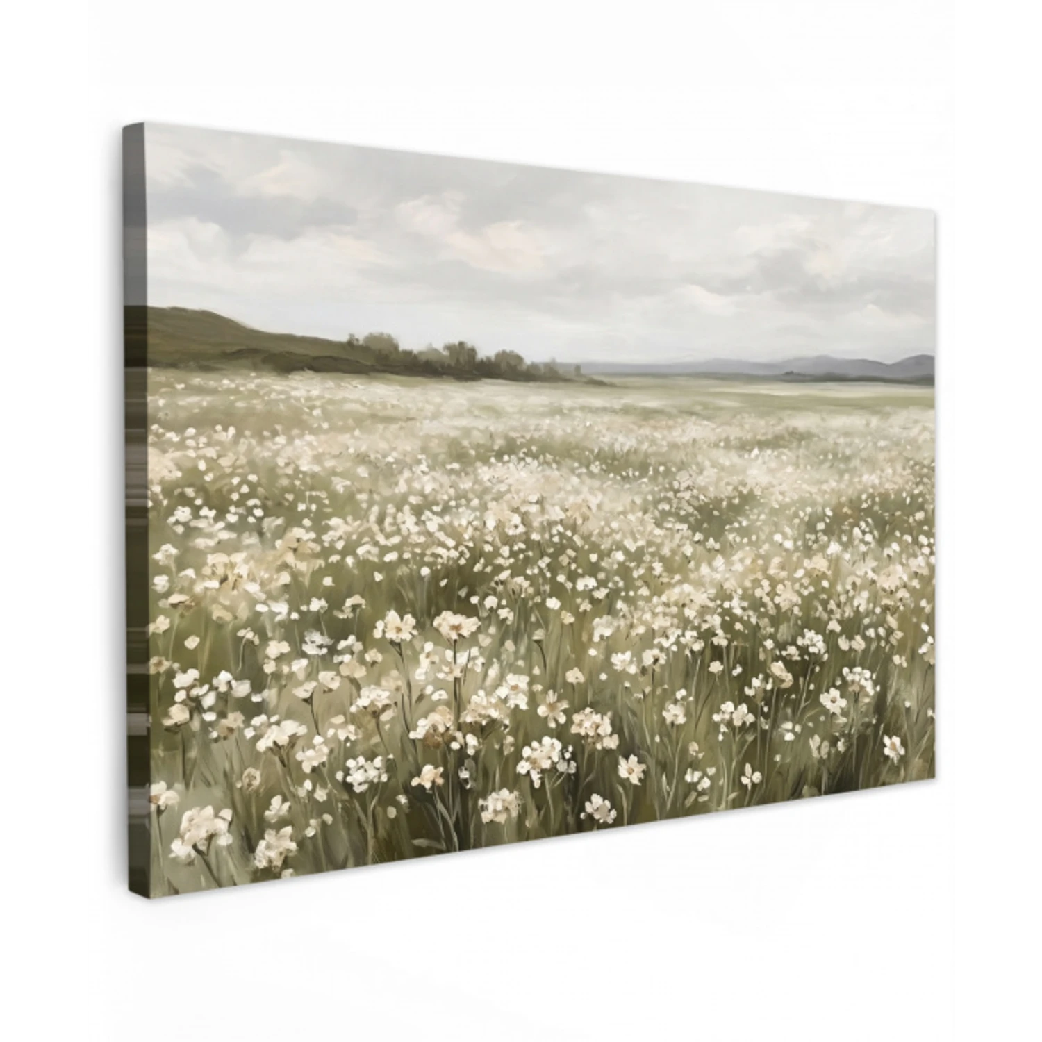 Illustratie - Landschap - Wit canvas 2cm klein -z3d