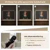 Vrouw - Portret - Kauwgombel Light Box met batterij (Wandlamp) middel -USP_dimbaarNL
