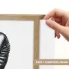 Bokshandschoen - Zwart - Hand Light Box met batterij (Wandlamp) middel -USP_websiteprintNL
