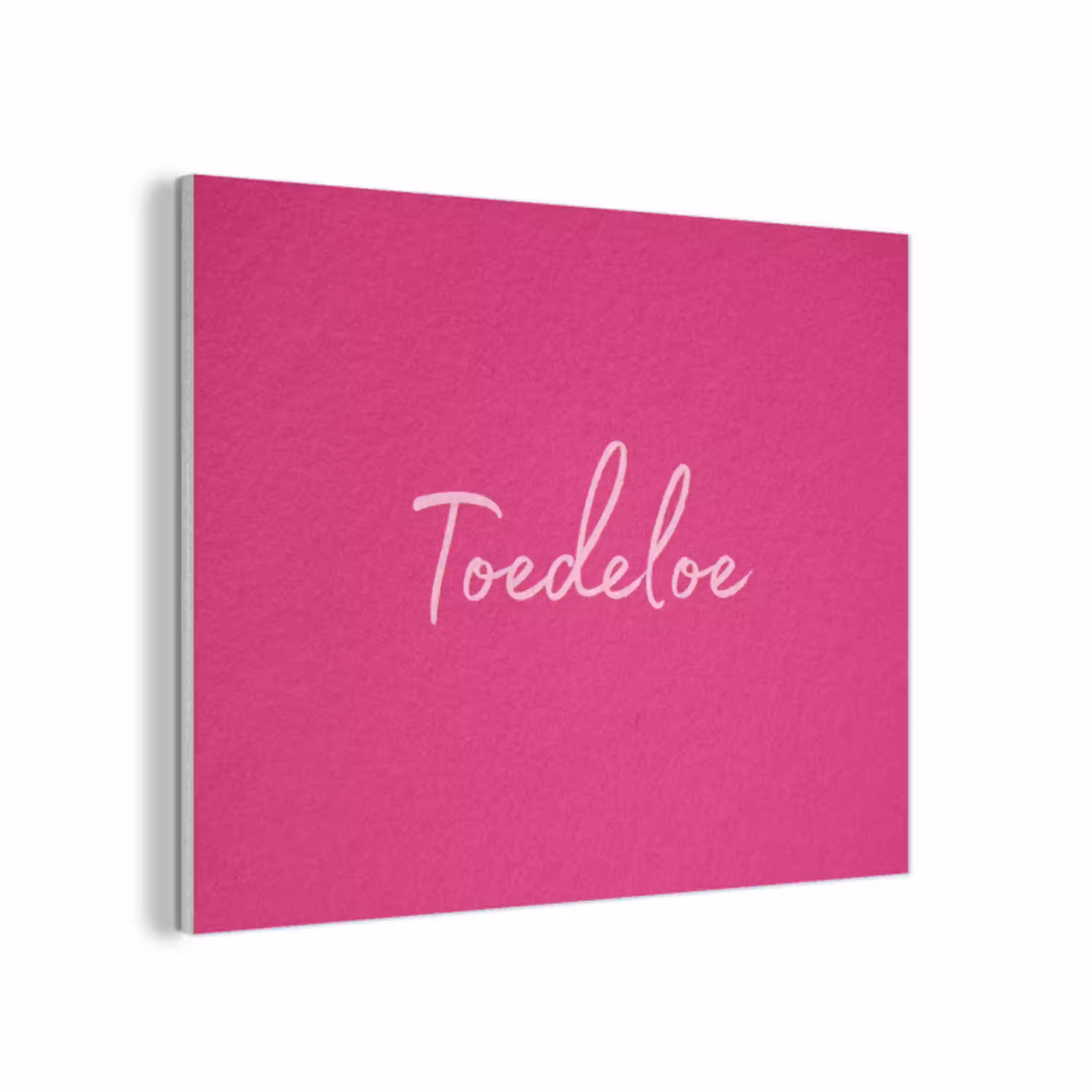 Toedeloe - Roze PET vilt klein -3d