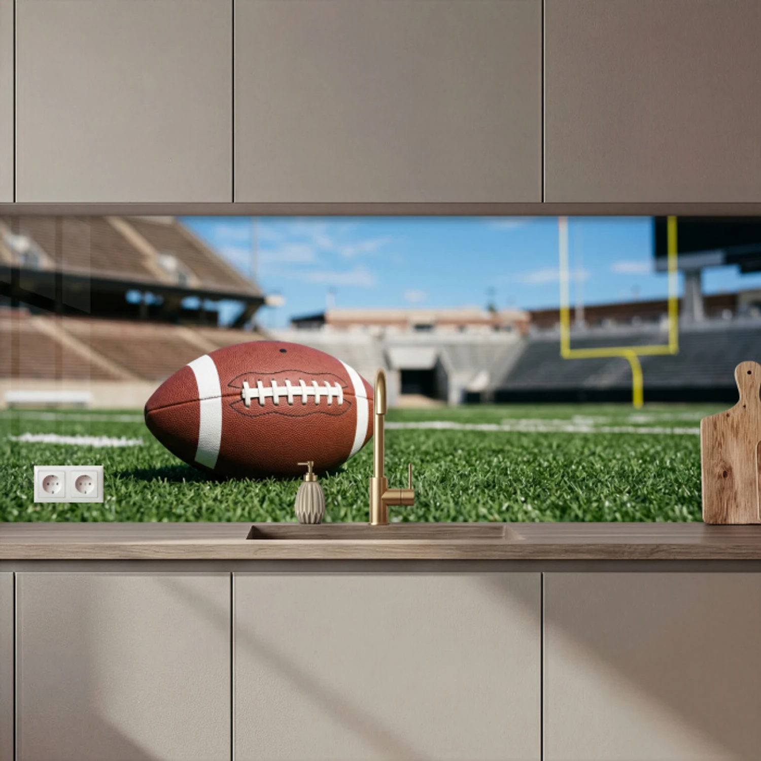 Football - Veld - Stadion - Sport keuken achterwand 2 middel zz_3dshopping