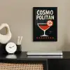 Cocktail - Zwart - Illustratie fotolijst zwart zonder passe partout klein -sfeer1
