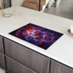 Space - Stars - Abstract - Colorful Inductie beschermer vinyl 3mm klein -sfeer8